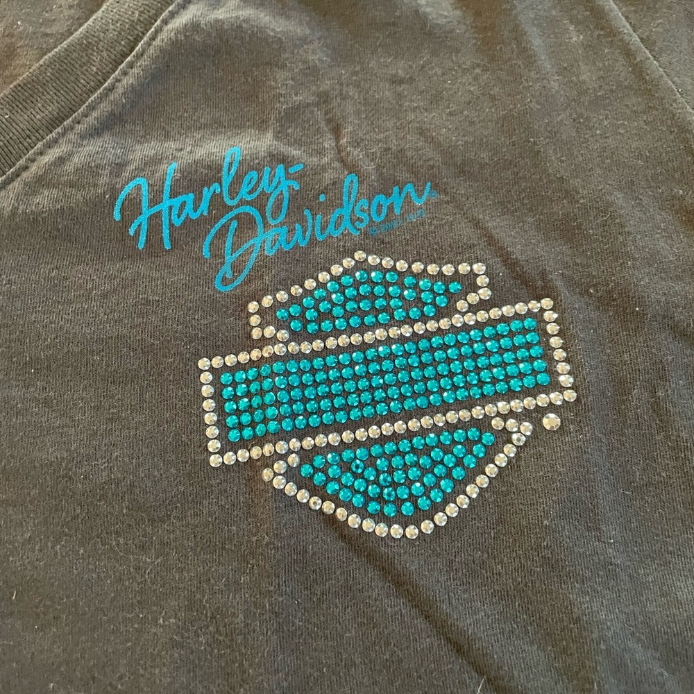 Harley v neck t shirt